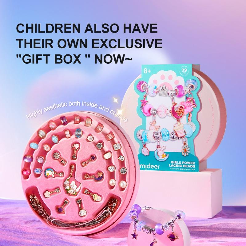 Mideer Girls Power Lacing Beads-Fantastic Garden Gift Box