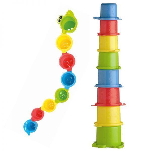 بلاي جرو - أكواب التراص بتصميم التمساح