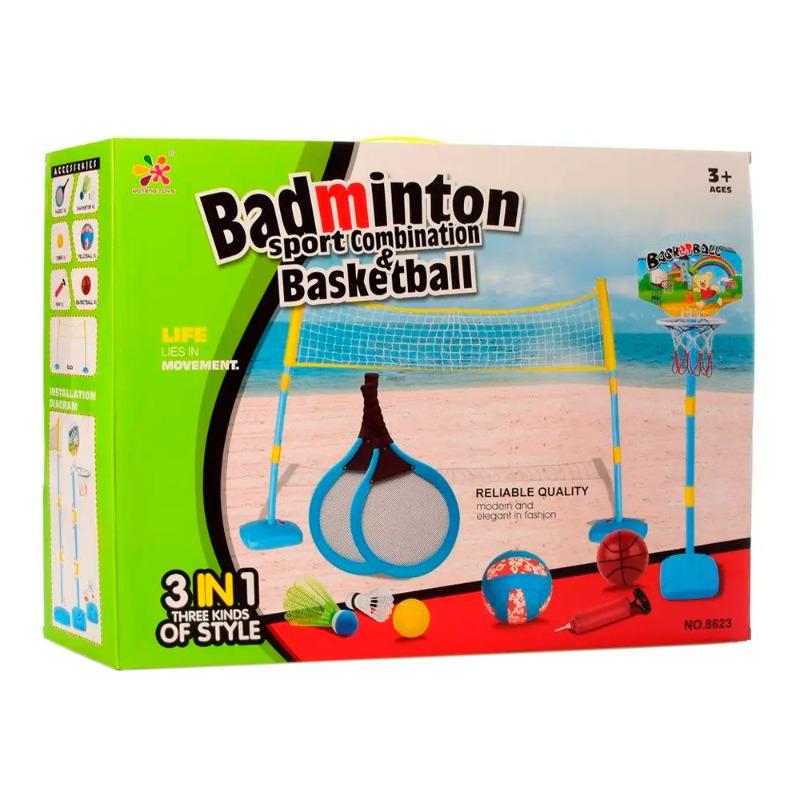 Badminton Sport Combination and Basketball