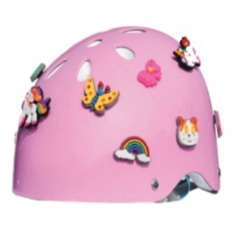 Street Jam Cycle Helmet DIY Popins (Pink)