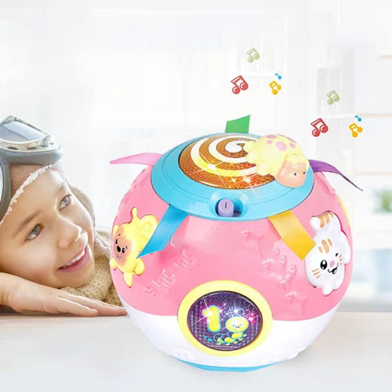 الكرة الموسيقية للأطفال - وردي