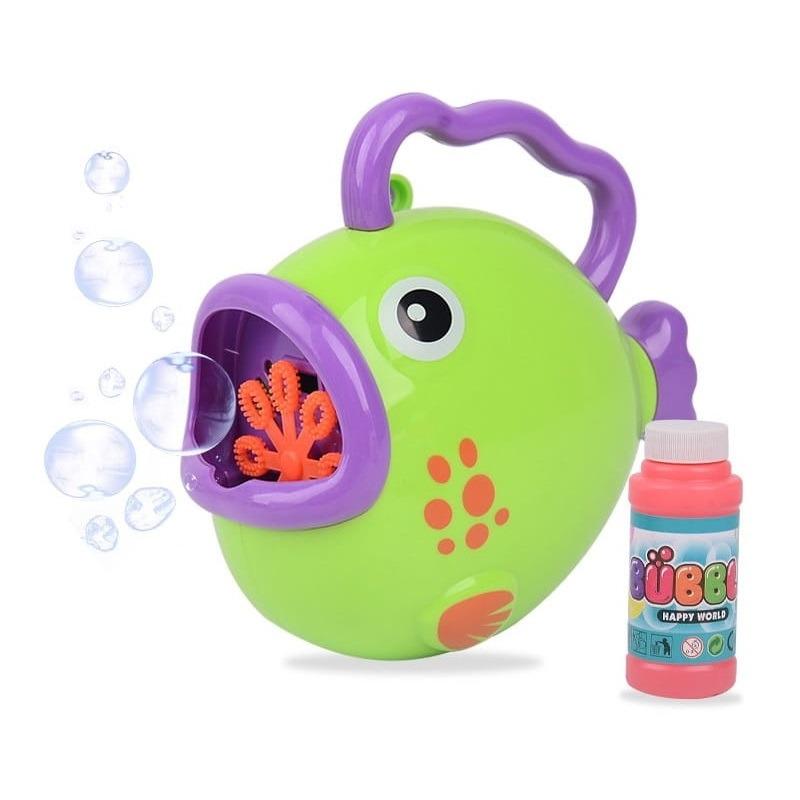 Wanna Bubbles Manual Fun Fish Bubble Machine