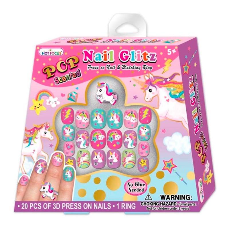 Hot Focus Pop Nail Glitz Unicorn