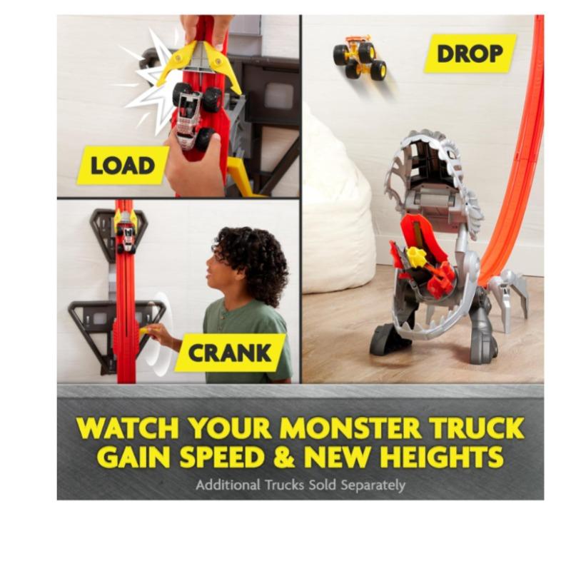 Monster Jam ThunderROARus Drop Playset with Exclusive Monster Truck 1:64