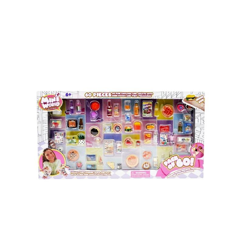 ميني وورلد - مجموعة لعبة استكشف وأبدع للاطفال 60 قطعة