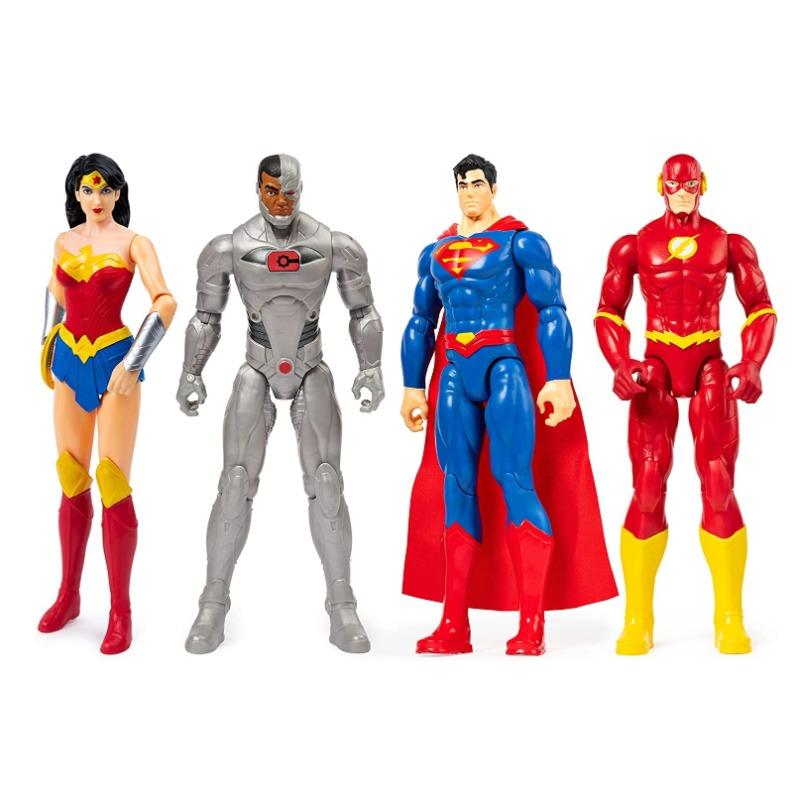 دي سي كوميكس - مجموعة شخصيات يونيفيرس 12 إنش - 4 قطع