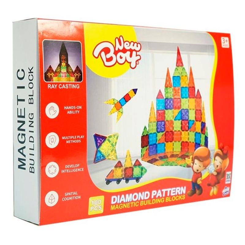 New Boy Magnetic Building Block - 100pcs
