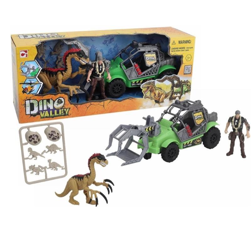 Dino Valley Catch Vehicle With Figure