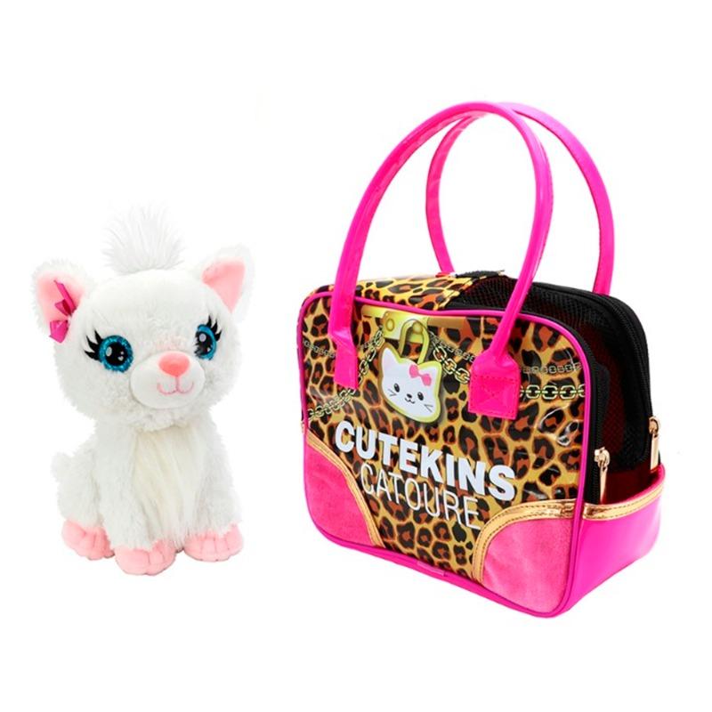 فانفيل - دمية قطيفة كيتين مع الحقيبة