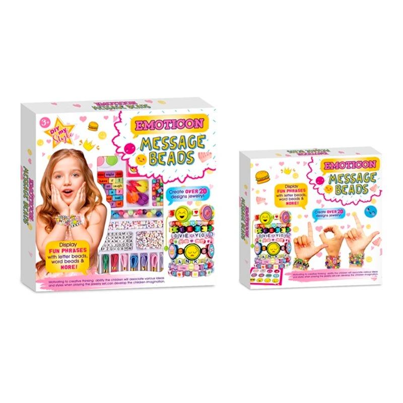 Just My Style Emoticon Message Beads Kit