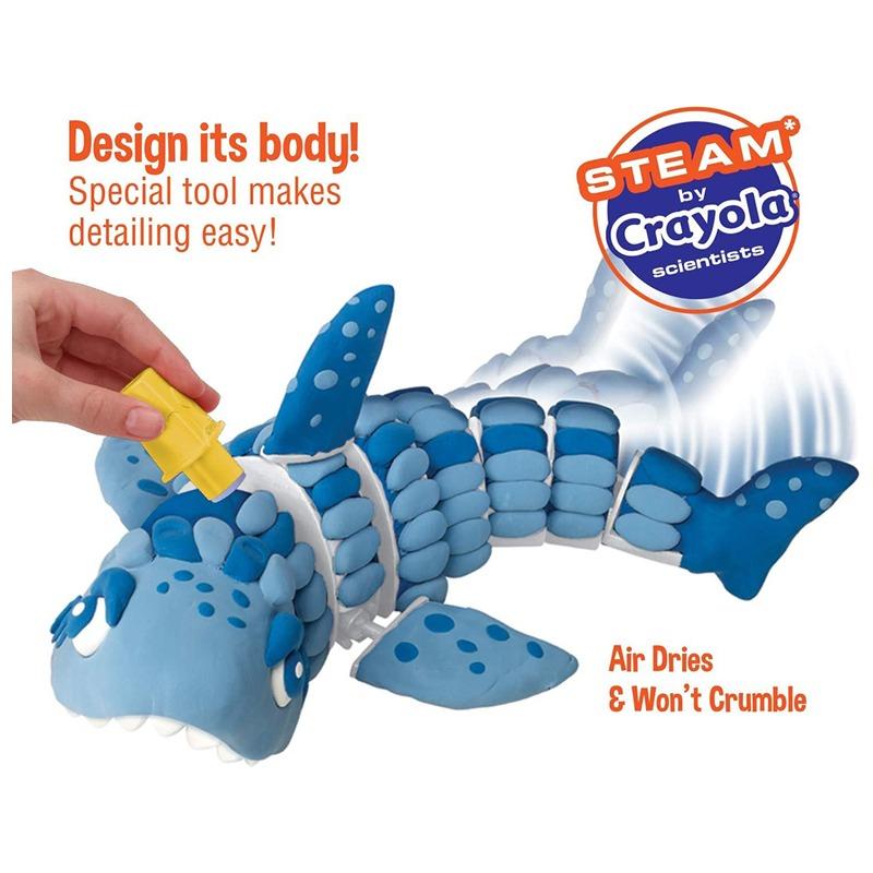 كرايولا - مجموعة بناء هيكل بتصميم القرش