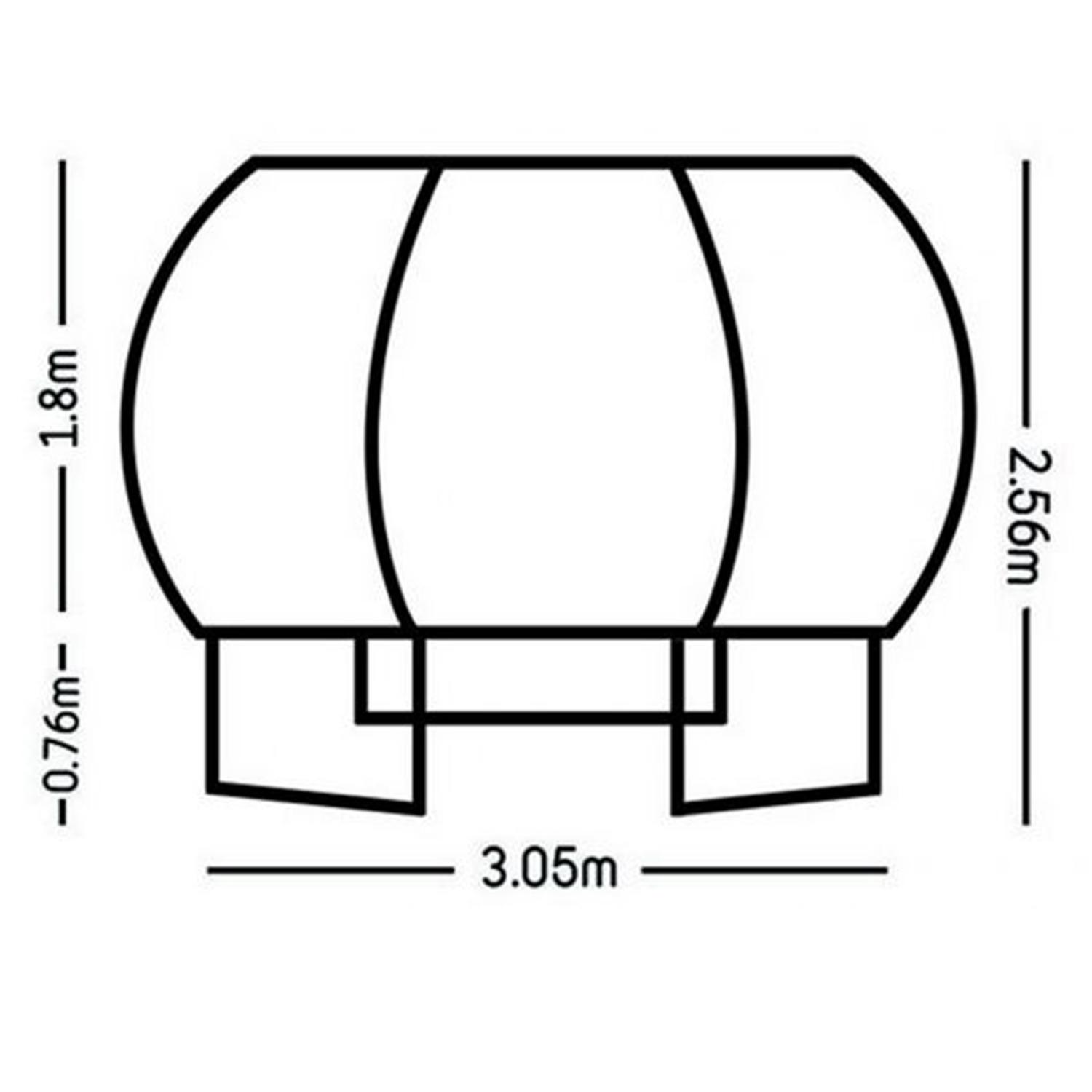 Plum 10FT Magnitude Springsafe Trampoline