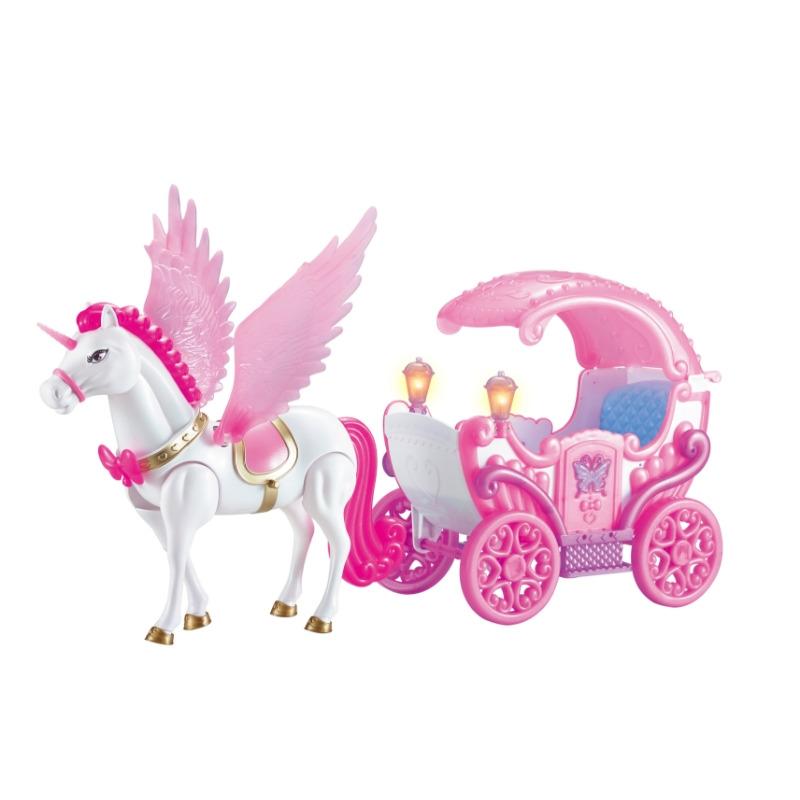 Sarah Creations Unicorn With Doll - Blue