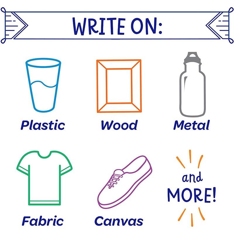 Crayola Take Note Permanent Markers -12 Colors