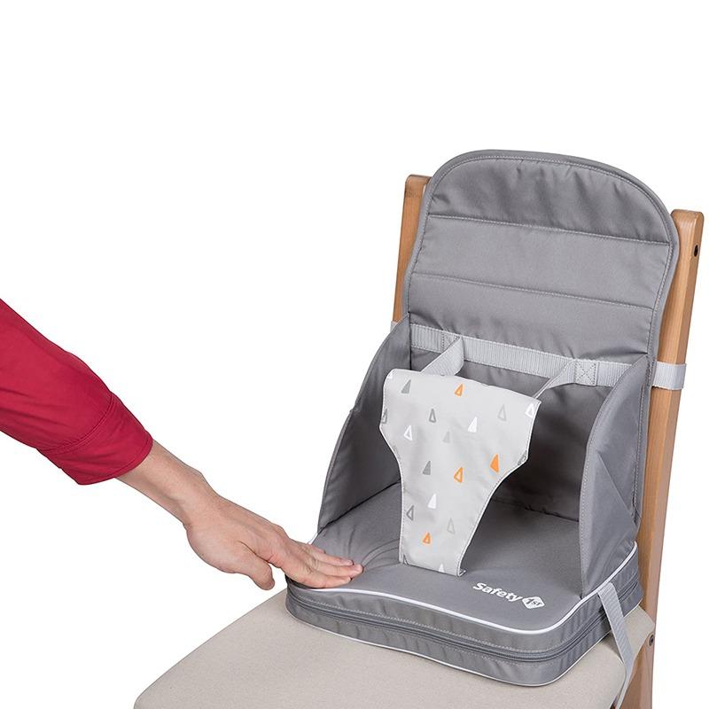سيفتي فيرست - مقعد الطعام للأطفال لون رمادي