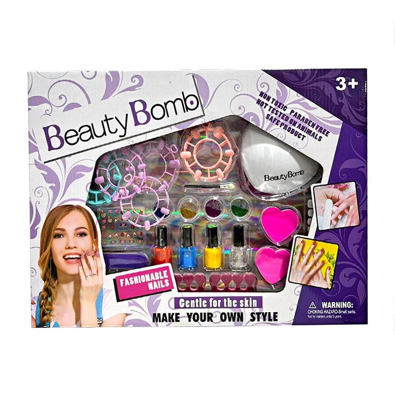بيوتي بومب - مجموعة تزيين الأظافر مع المجفف