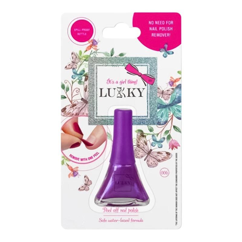 Lukky Peel Off Multi Color Nail Polish -1pc