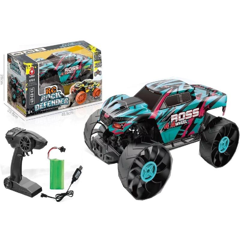 سيارة السباق 4x4 بجهاز تحكم عن بعد - لون أزرق