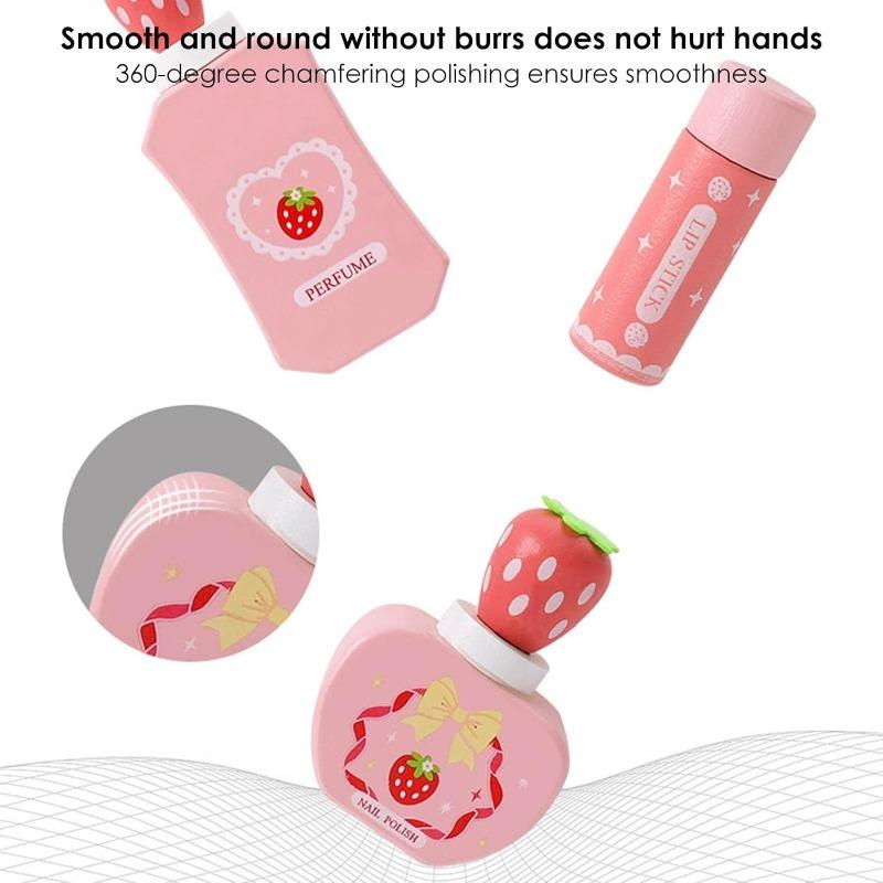 Pink Cosmetic Bag Set For Kids