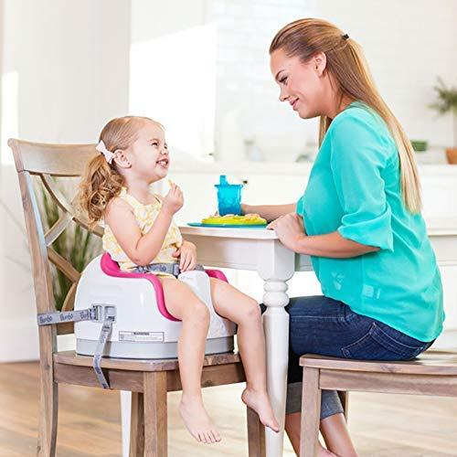 بامبو - كرسي متعدد الوظائف مع صينية - وردي