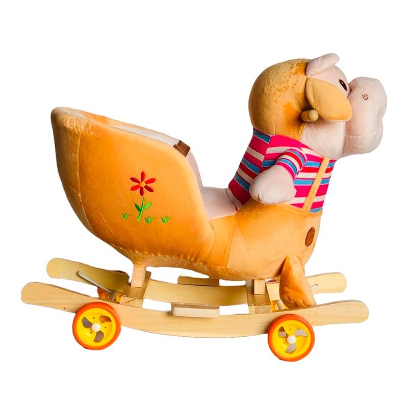 لعبة ركوب الحصان الهزاز لون بني