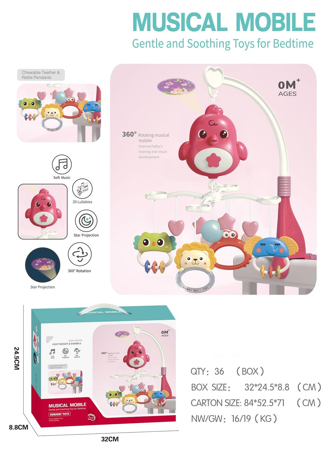 Musical Mobile Gentel And Soothing Toys For Bedtime