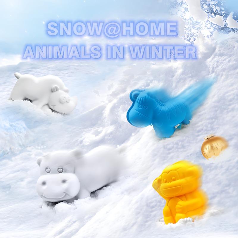 فانسي تويز - سنو ات هوم مجموعة حيوانات الشتاء