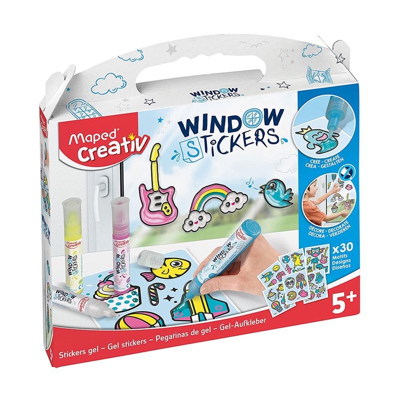 مابد - مجموعة استنسل ملصقات النافذة