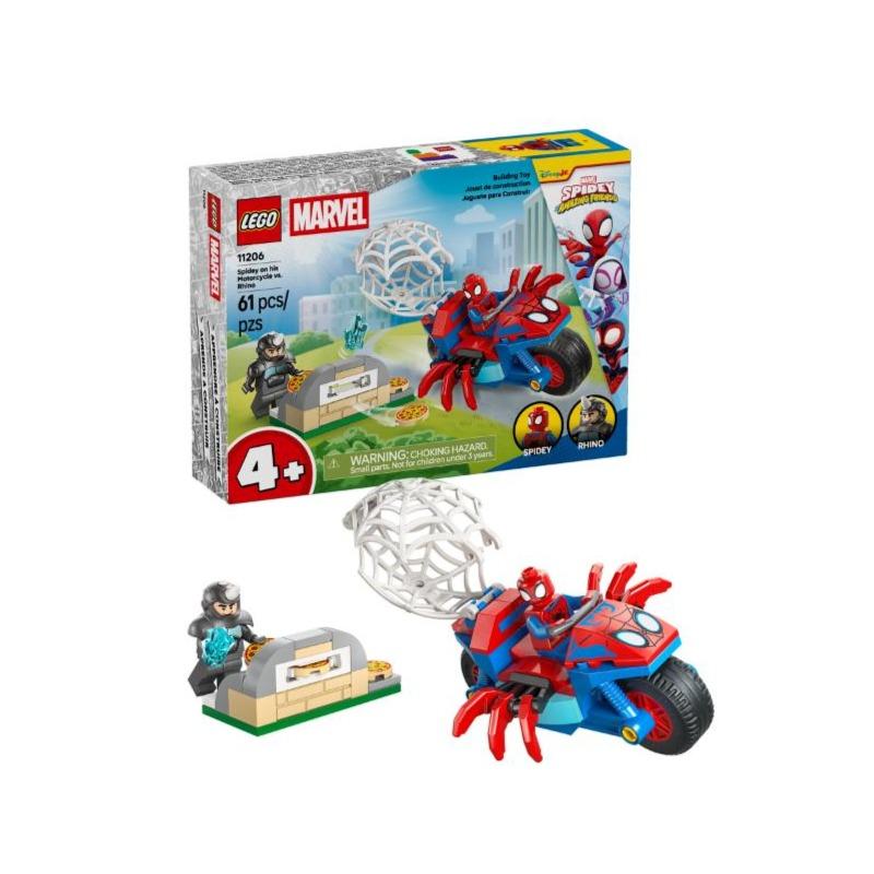 ليجو مارفل سبايدي وأصدقاؤه – سبايدي بالدراجة النارية ضد راينو