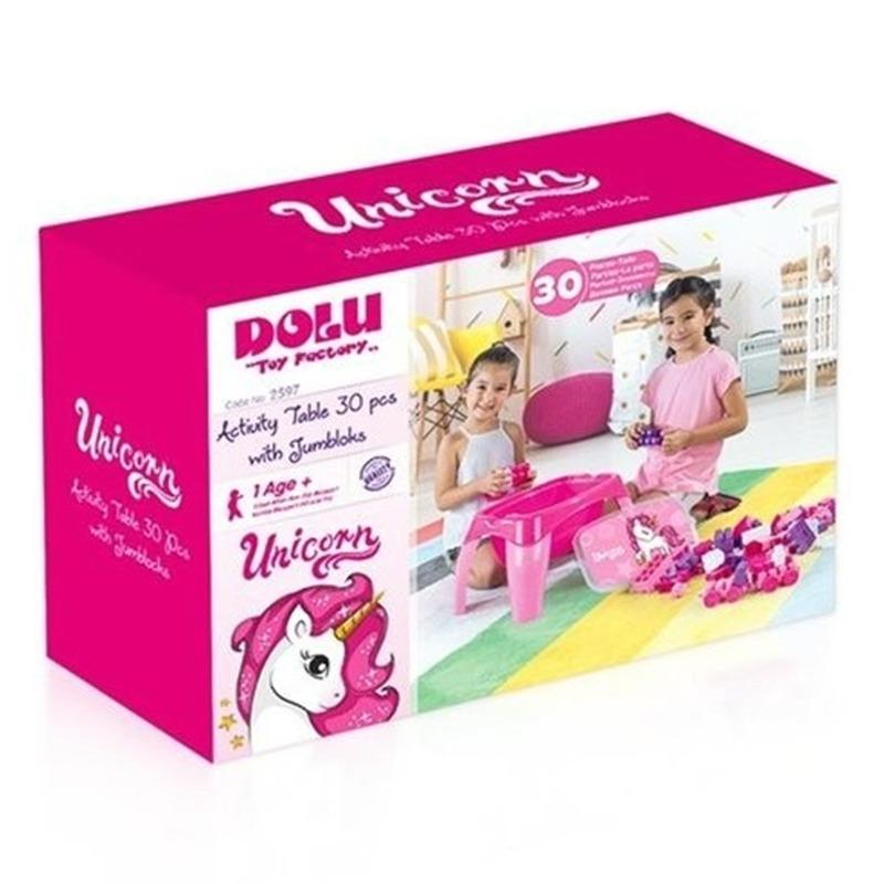 دولو - طاولة الانشطة 30 قطعة يونيكورن