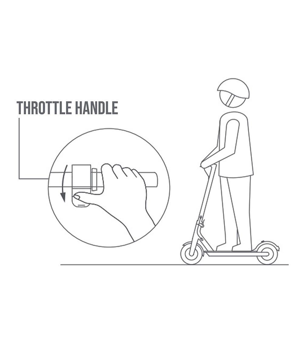 Dynamic Sports 650ET Electric Scooter -Blue