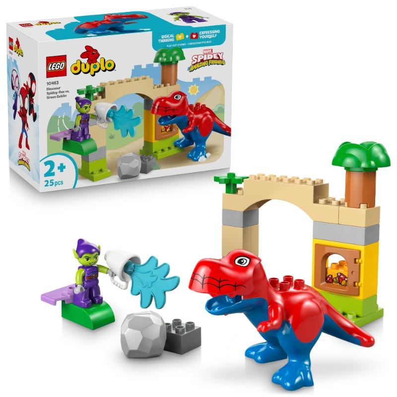 LEGO DUPLO Spidey-Rex vs. Green Goblin Dinosaur Adventure