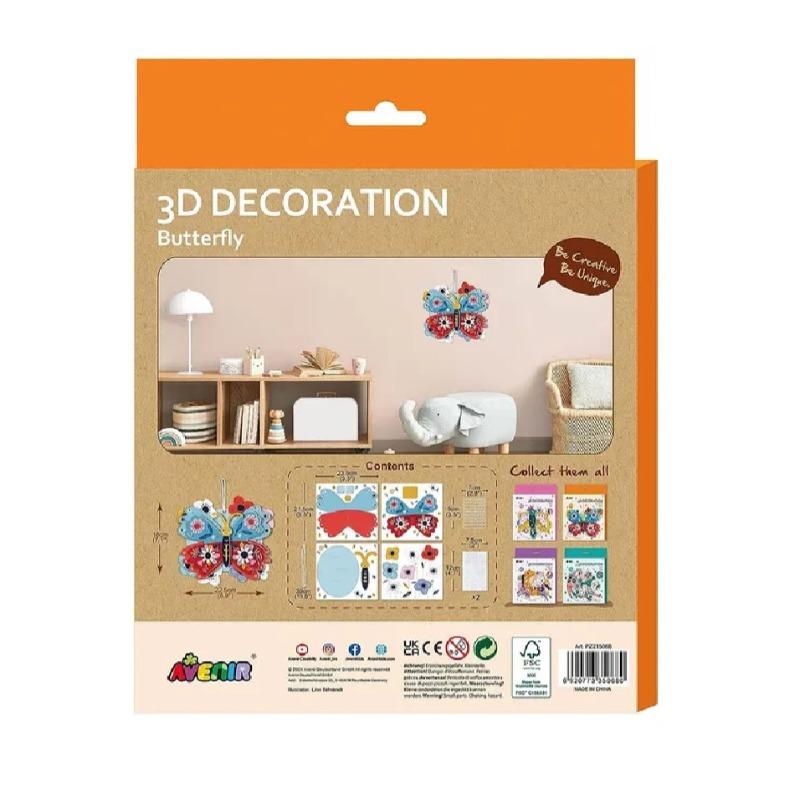 Avenir 3D Decoration Kit - Butterfly