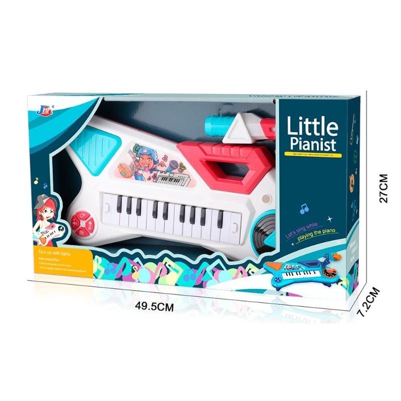 بيانو إلكتروني مع ميكروفون