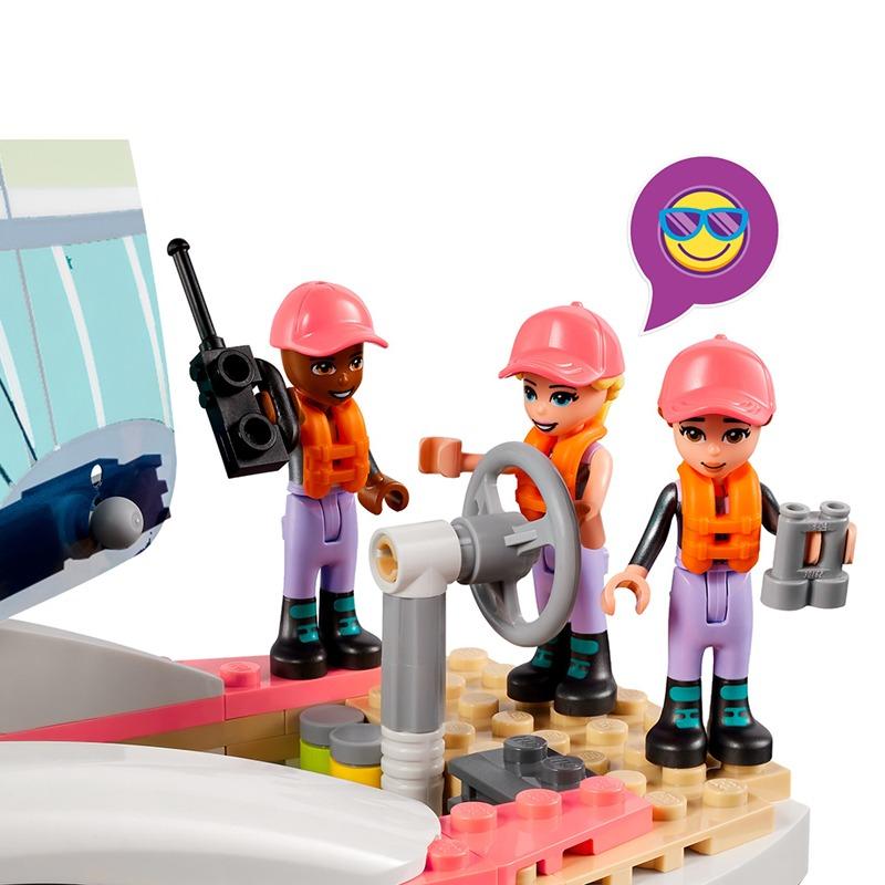 ليجو فريندز - مجموعة بناء قارب مغامرة الإبحار لستيفاني