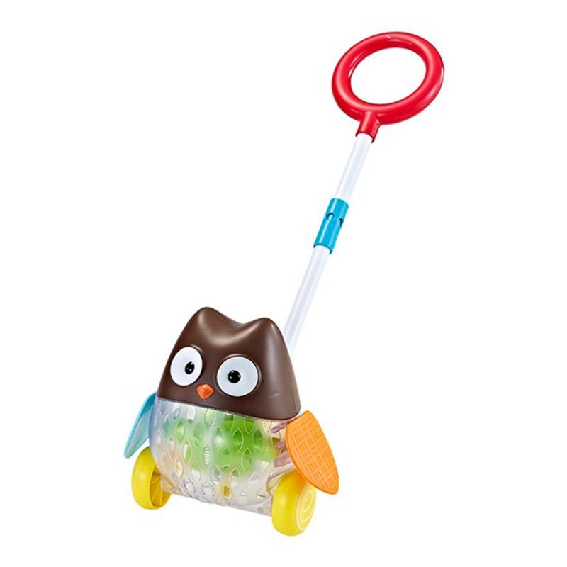 Explore & More Rolling Owl Push Toy