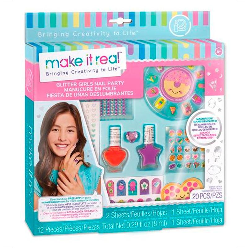 Make It Real Glitter Girls Nail Party