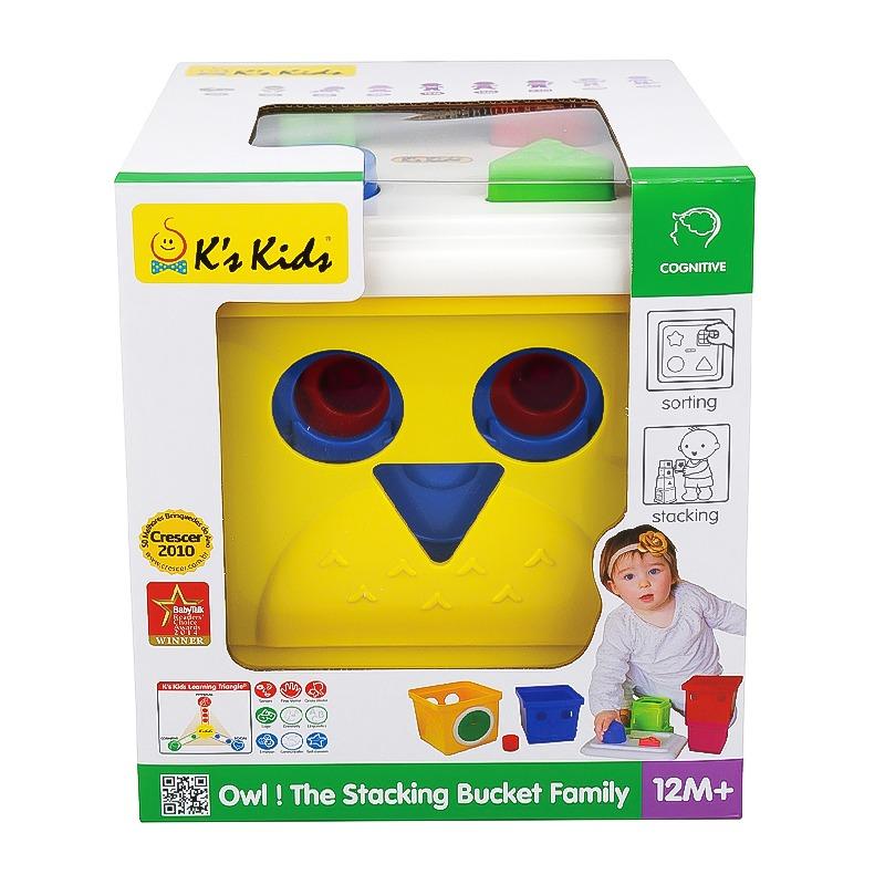 Ks Kids - Owl The Stacking Bucket Family