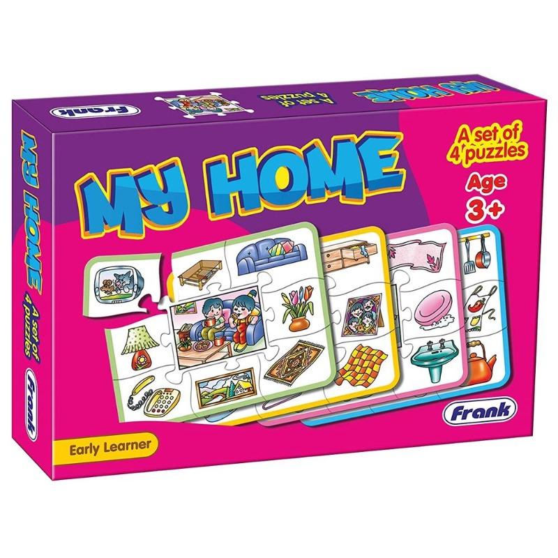 Frank My Home Pack of 4 Puzzles - 36pcs