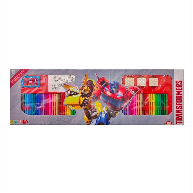 Multiprint Transformers 60 Felt-Tip Pens Coloring Set