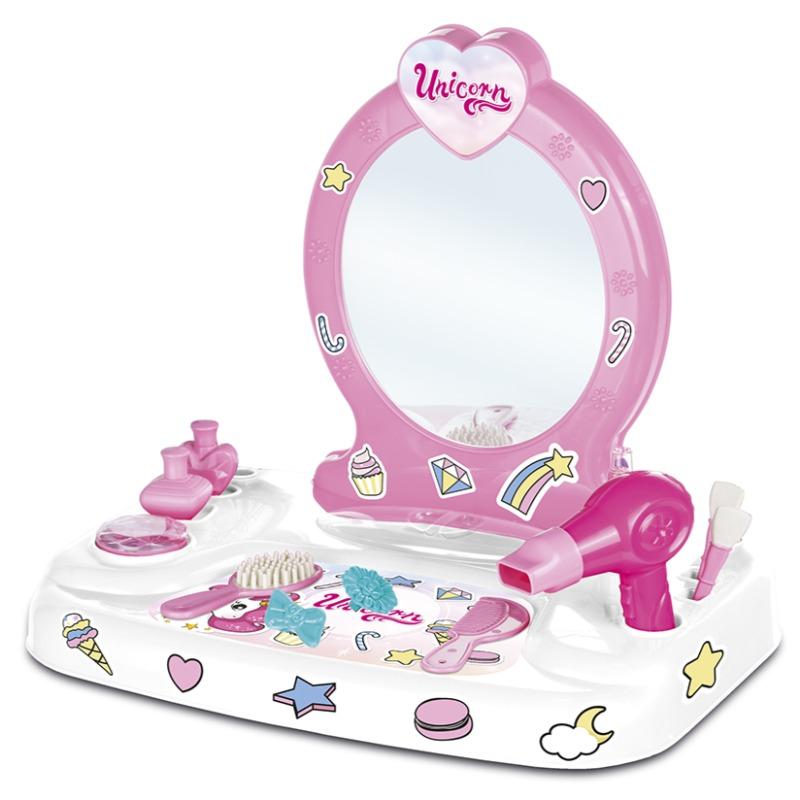 Dolu Table Top Vanity Set With Mirror