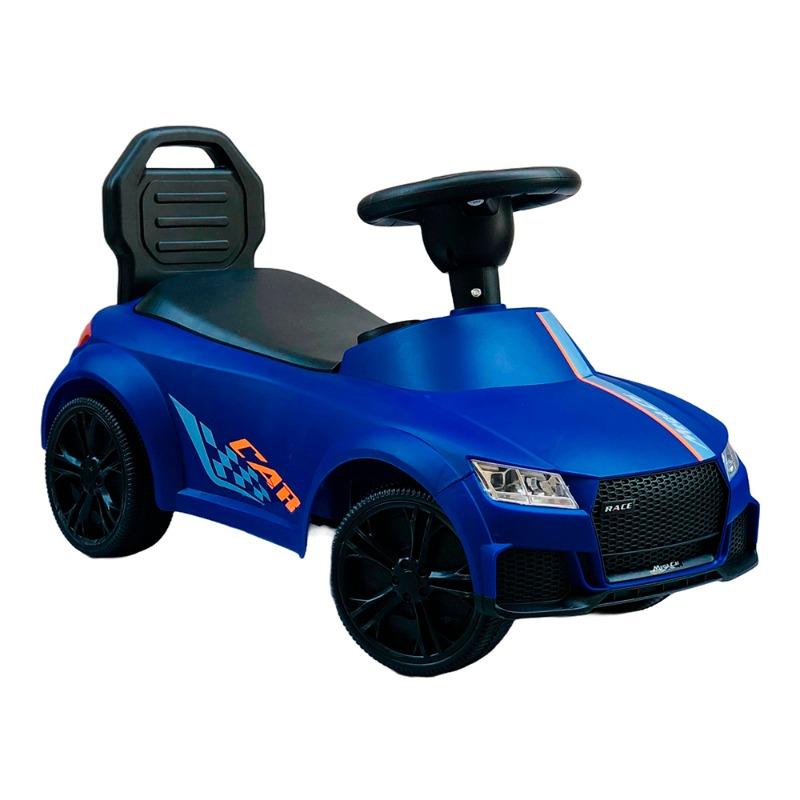 سيارة ركوب بالدفع مع الضوء والموسيقى لون أزرق
