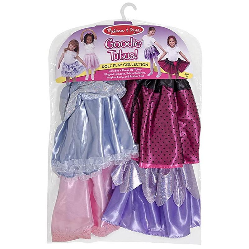 ميليسا آند دوج - مجموعة أزياء لعب الأدوار تنورة تنكرية 4 تنانير أزياء