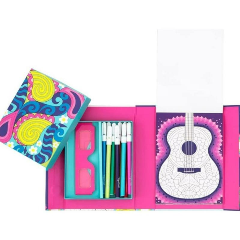 تايجر ترايب - مجموعة تلوين ثلاثية الأبعاد بألوان قوس قزح