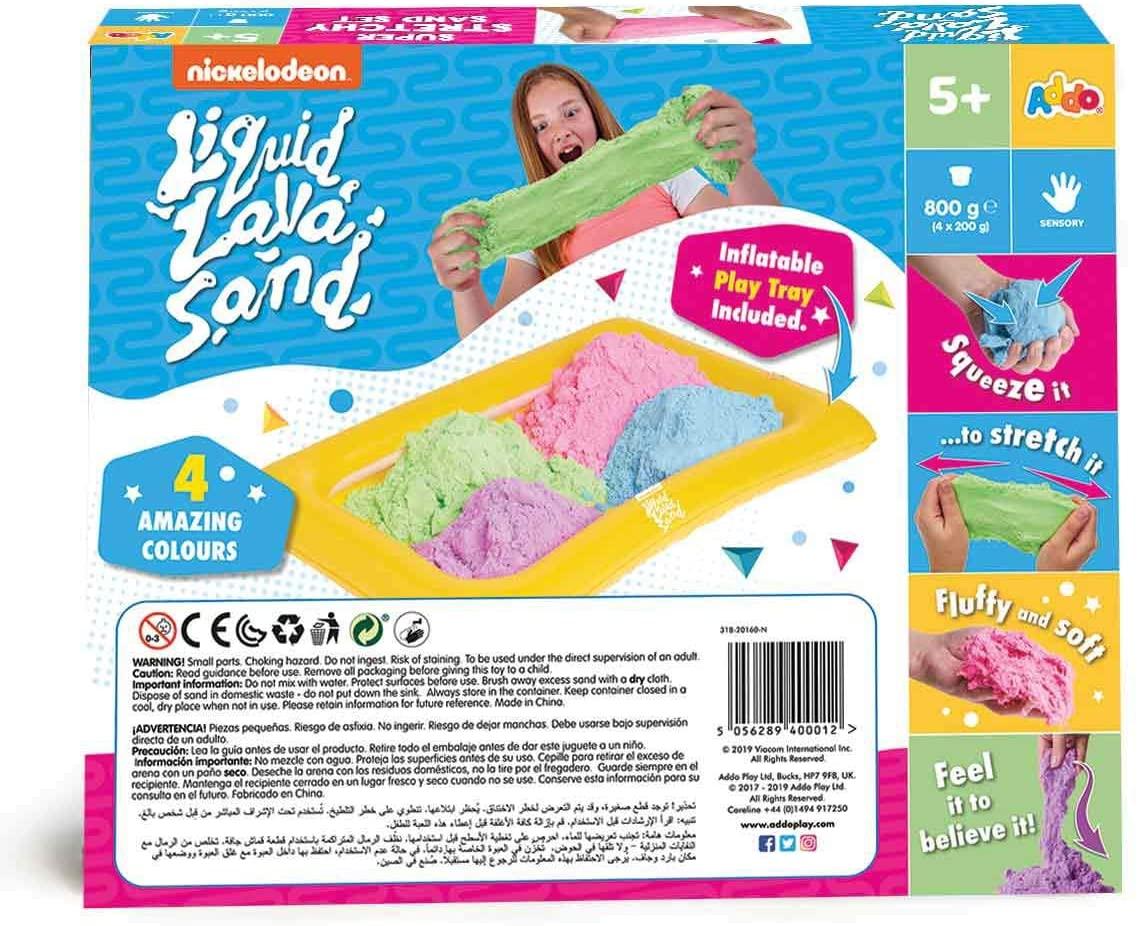 Nickelodeon Liquid Lava Sand Super Stretchy Set