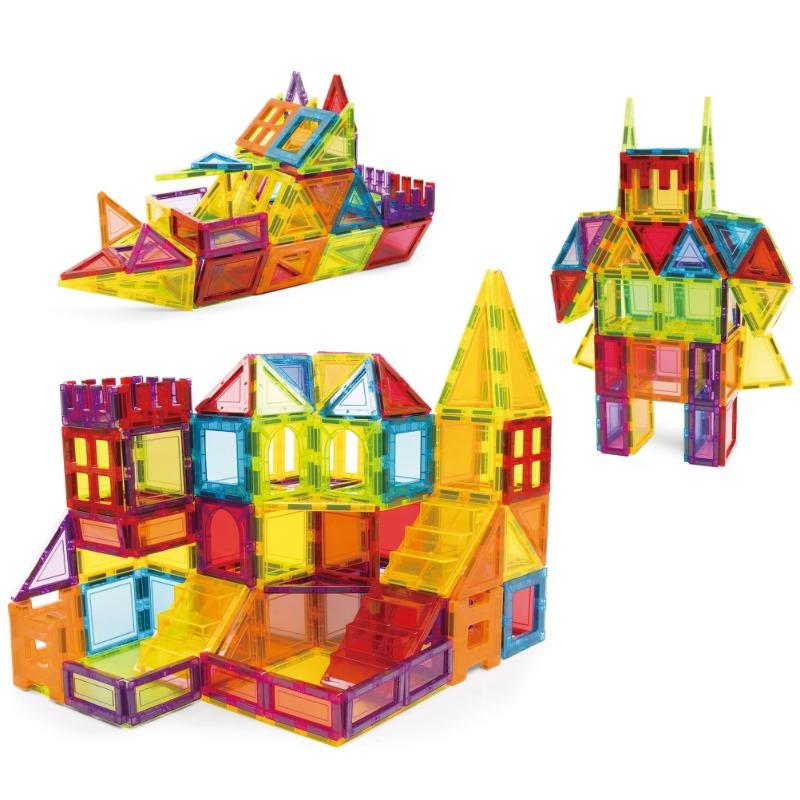 مجموعة كتل البناء المغناطيسية ماجنتك تايلز 110 قطعة