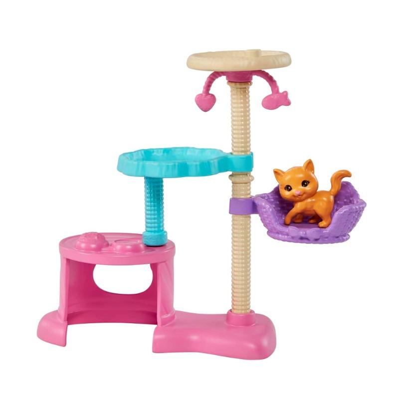 Barbie Kitty Condo Doll and Pets Cat Tree Playset