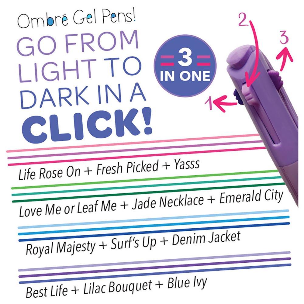 كرايولا - تيك نوت أقلام جل أومبير قابلة للغسل 4 لون