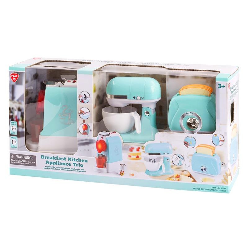 Play Go Breakfast Kitchen Appliance Trio 3 Pcs