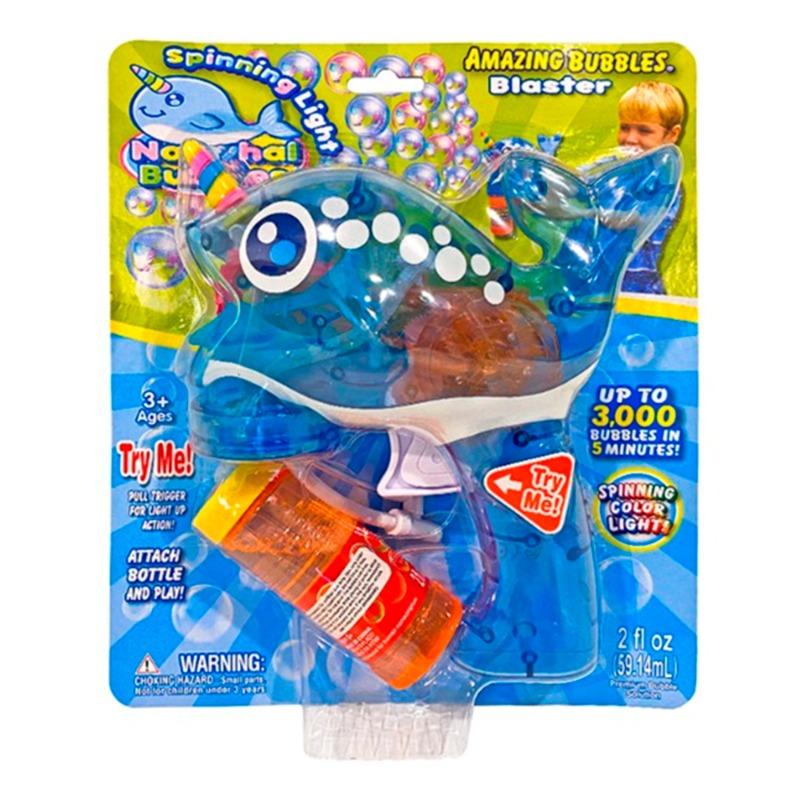 Narwhal Bubble Blaster With Light - Shark